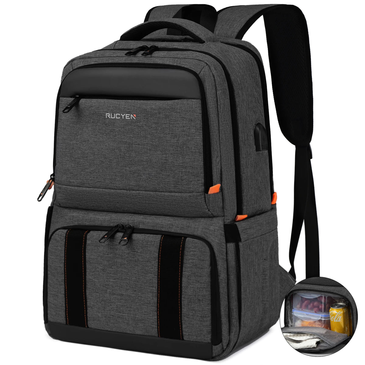 Insulated Lunch Backpack – Large Waterproof Cooler Bag for Travel & Camping