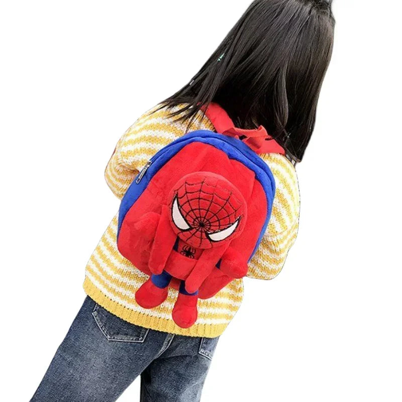 Cute Cartoon Plush Kids Backpack – Adorable Kindergarten School Bag