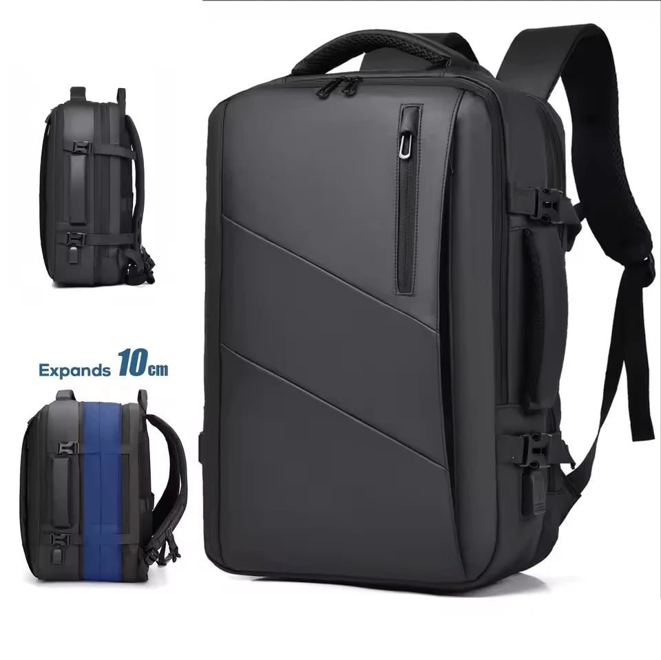 Classic Travel Backpack for Men – Large Capacity, Waterproof & Laptop Compartment