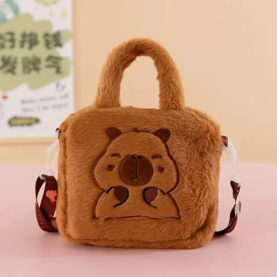 Sanrio Plush Handbag – Kuromi, My Melody & Cinnamoroll Cute Storage Bag