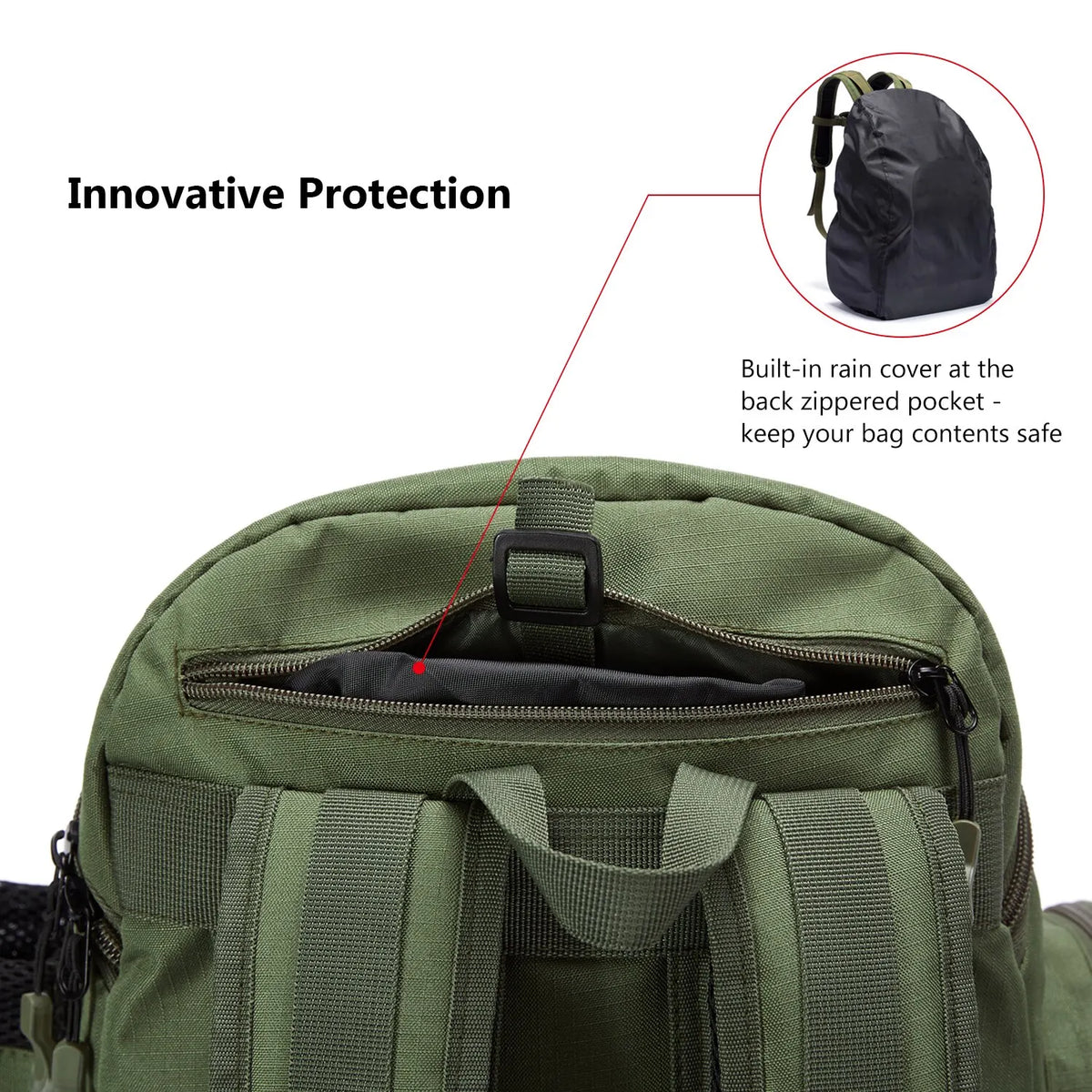 Bassdash Tactical Fishing Backpack – Lightweight & Multifunctional