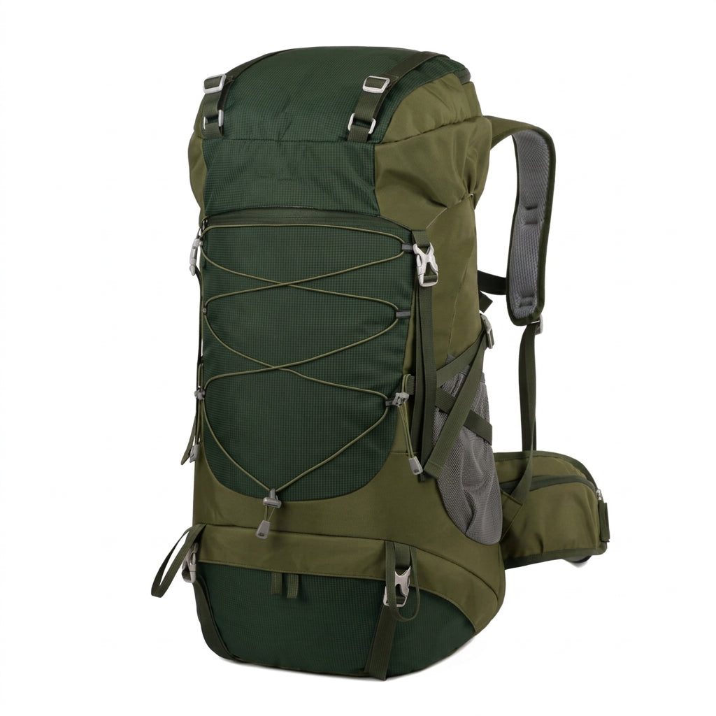 50L Hiking Backpack – Rain Cover & Outdoor Trekking
