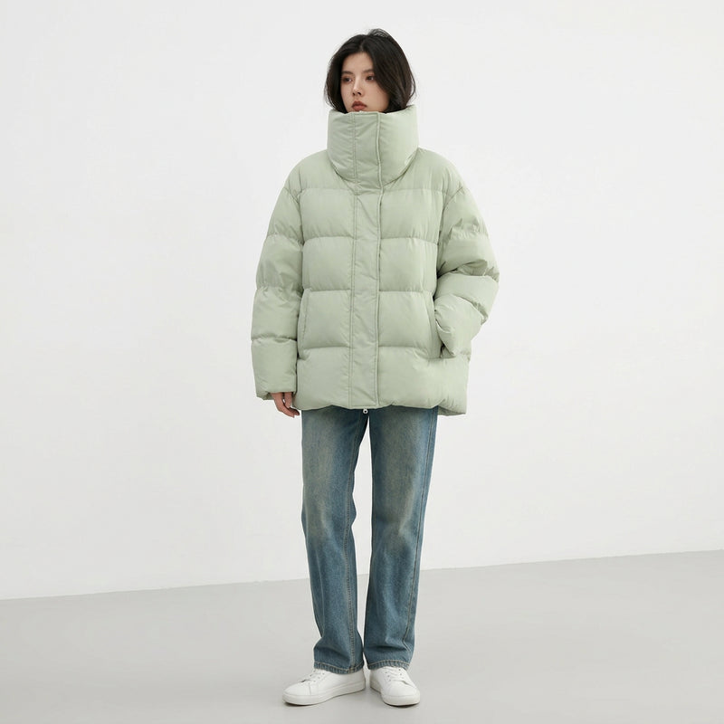 Women's Lightweight Down Jacket – Warm Puffer Winter Coat
