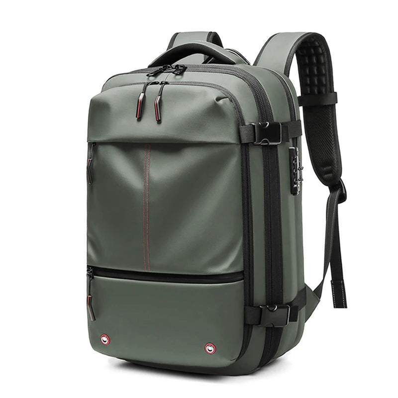 17" Expandable Travel Backpack for Men – Large Capacity Laptop & Business Backpack