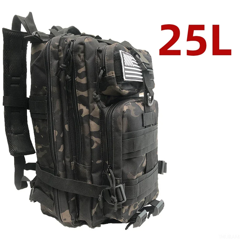 Waterproof Tactical Outdoor Backpack – 25L/50L