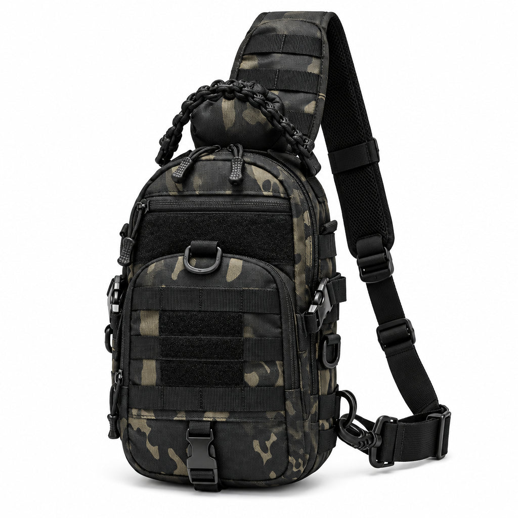 Tactical MOLLE Chest Bag – Outdoor EDC Sling Pack