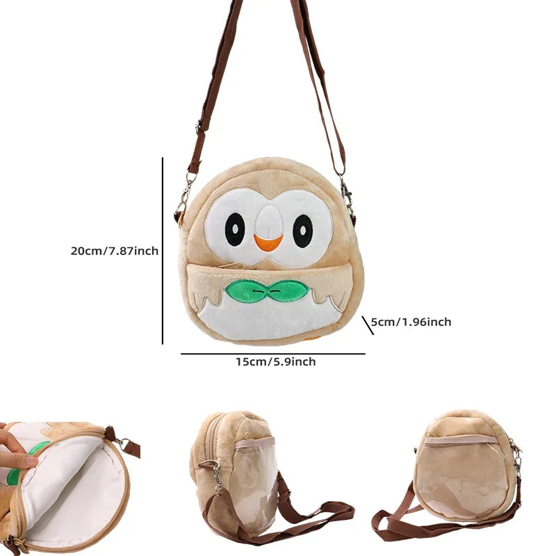 Pokemon Plush Backpack – Cute Anime Shoulder Bag