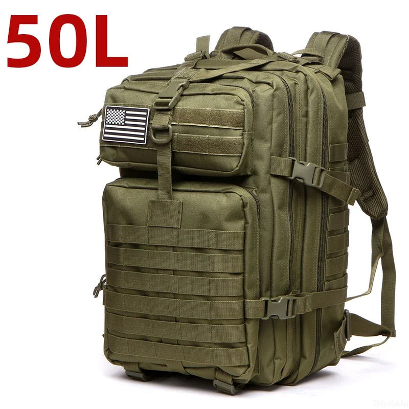 Waterproof Tactical Outdoor Backpack – 25L/50L