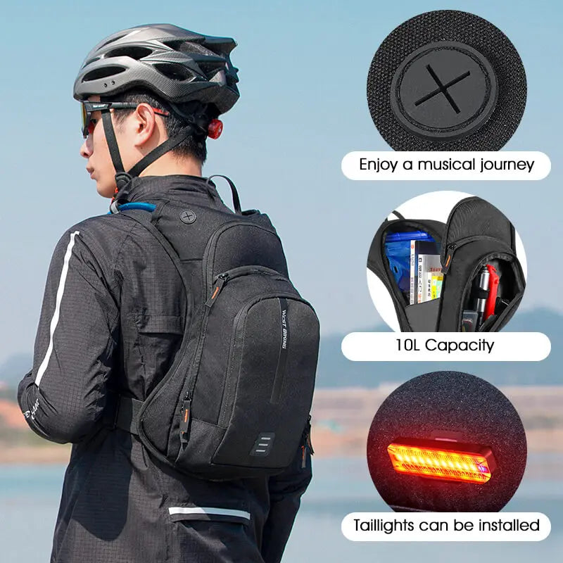 WEST BIKING 10L Ultralight Cycling Backpack – MTB, Hiking & Outdoor Bag