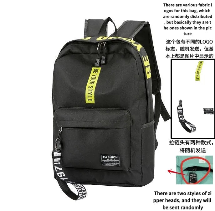 Korean Style School Backpack – Large Capacity & Trendy