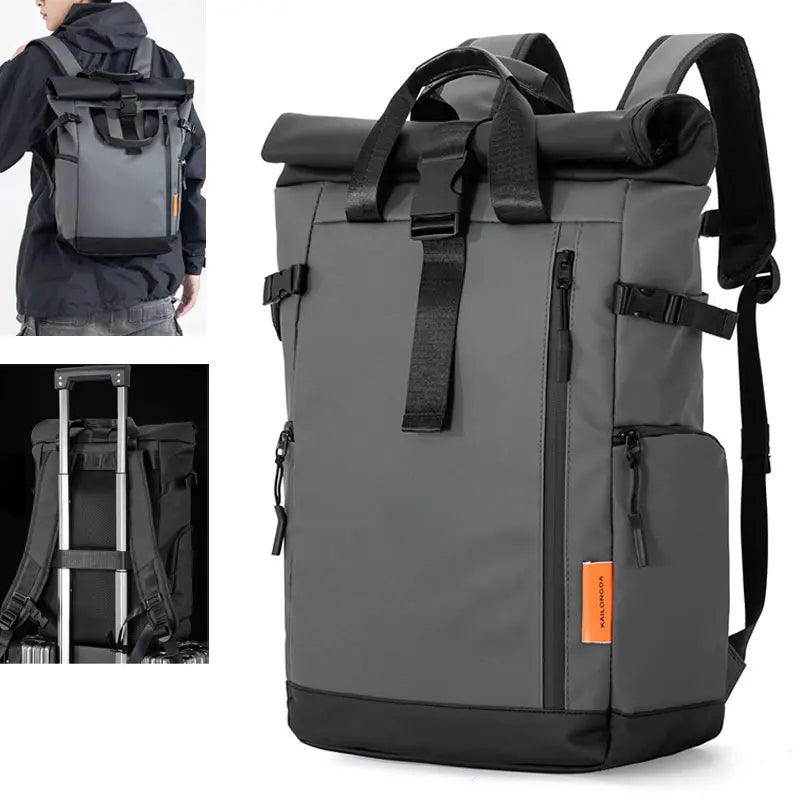 15.6" Laptop Backpack for Men – Waterproof Travel, Business & Outdoor Backpack