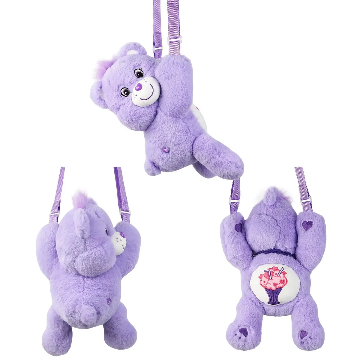 Care Bears Plush Crossbody Bag – Cute Kawaii Shoulder Bag