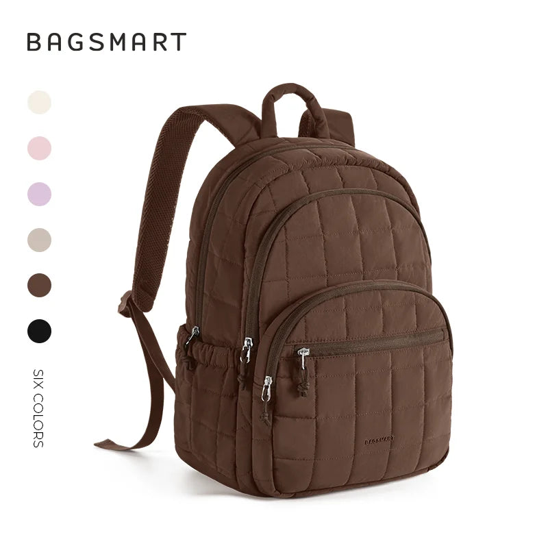 Women’s Quilted Travel Backpack – Stylish Laptop & Everyday Bag