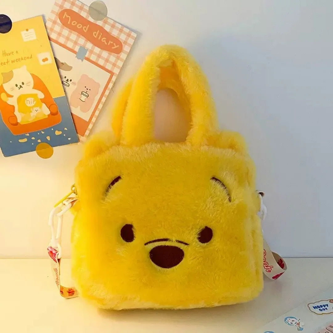 Sanrio Plush Handbag – Kuromi, My Melody & Cinnamoroll Cute Storage Bag