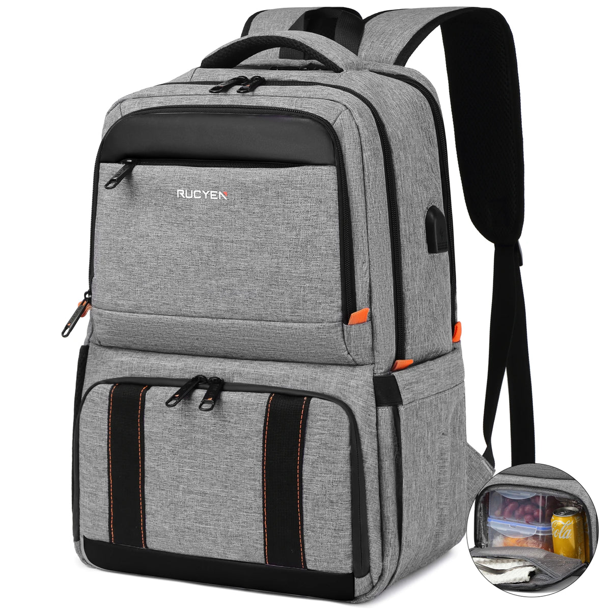 Insulated Lunch Backpack – Large Waterproof Cooler Bag for Travel & Camping