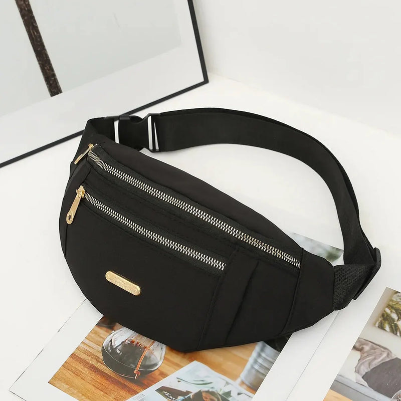 Women's Sports Waist Bag – Multi-Pocket & Versatile