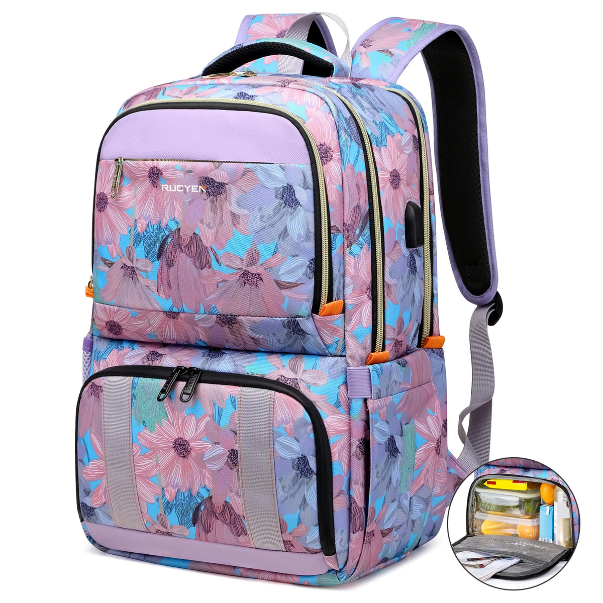 Insulated Lunch Backpack – Large Waterproof Cooler Bag for Travel & Camping
