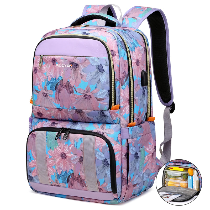 Insulated Lunch Backpack – Large Waterproof Cooler Bag for Travel & Camping