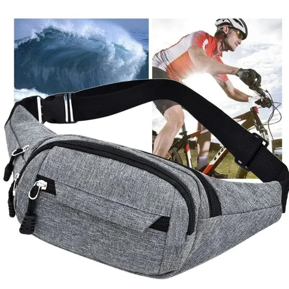 Multifunctional Waist Bag – Large Capacity & Water-Resistant