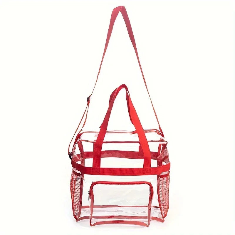 Transparent PVC Travel Bag – Large Capacity & Easy-Clean Design