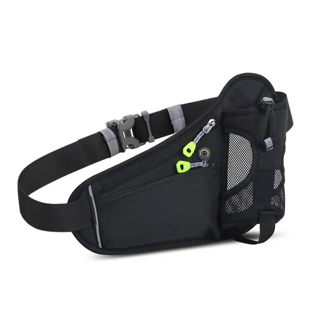 Sports Running Waist Bag – Adjustable Belt with Bottle Holder