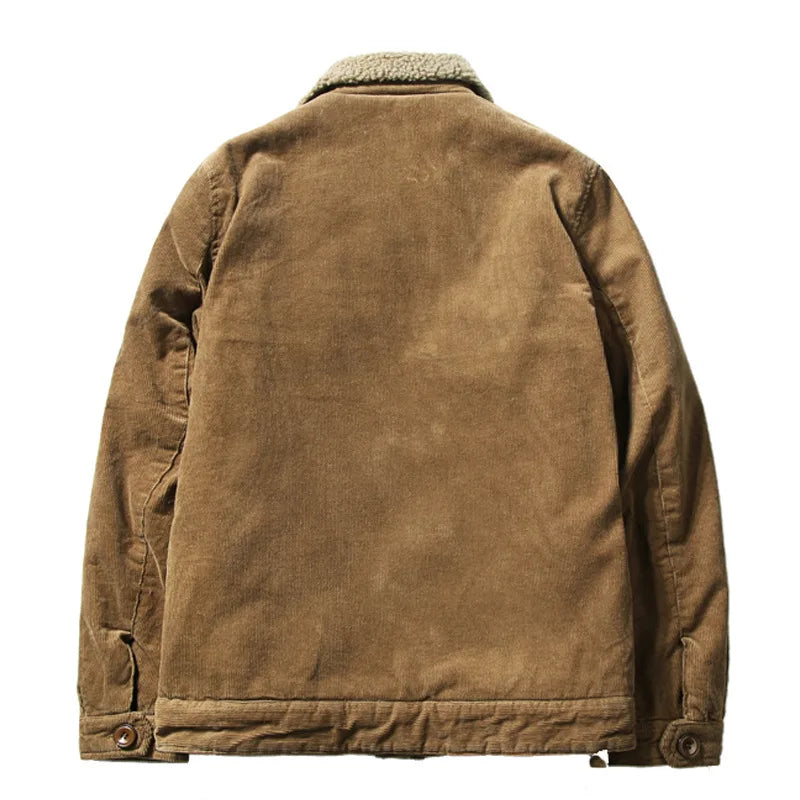 Men's Velvet Jacket with Lined Interior