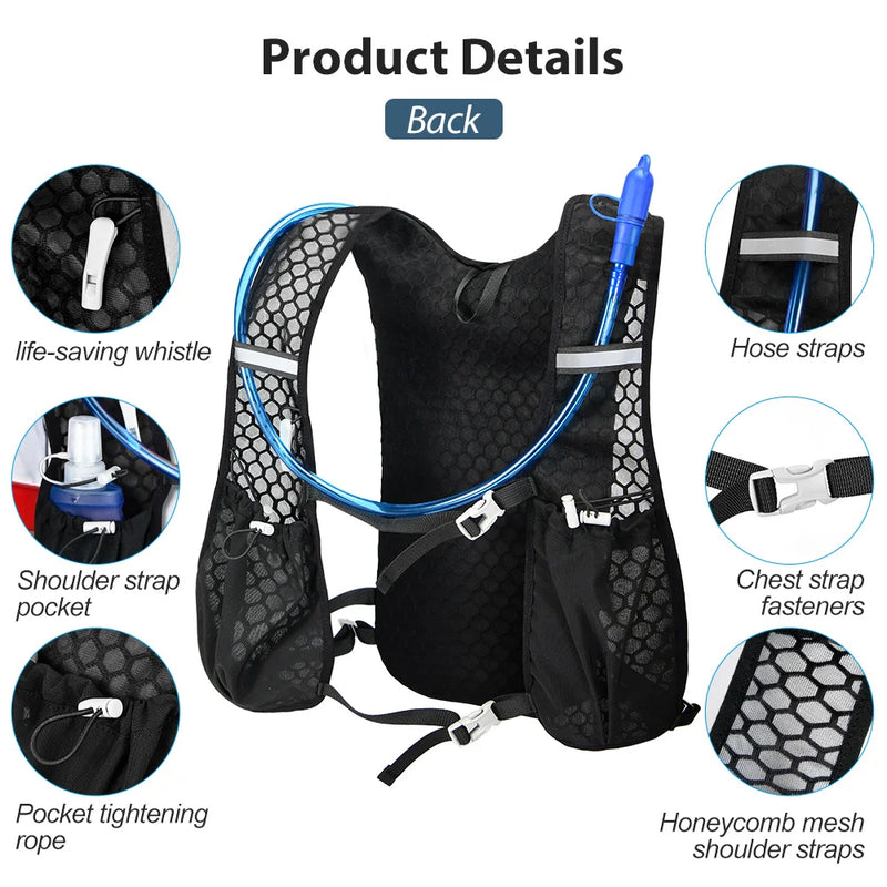 NEWBOLER Hydration Running Vest – Lightweight Trail & Cycling Backpack