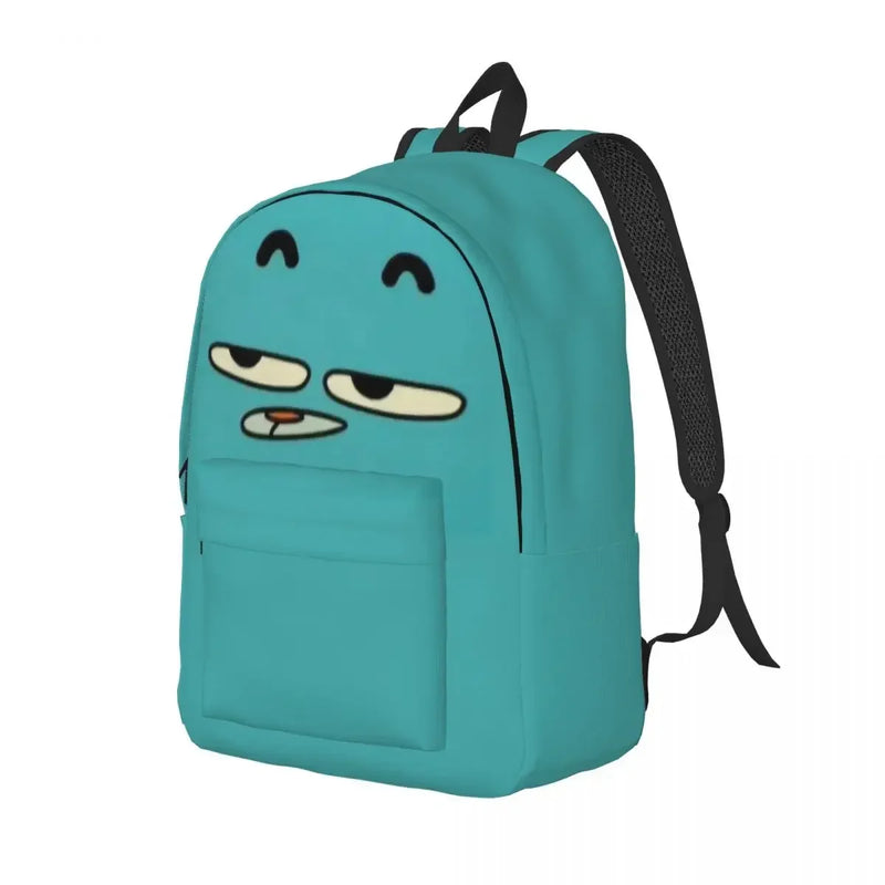 Gumball Cartoon Backpack – Unisex School, College & Travel Daypack