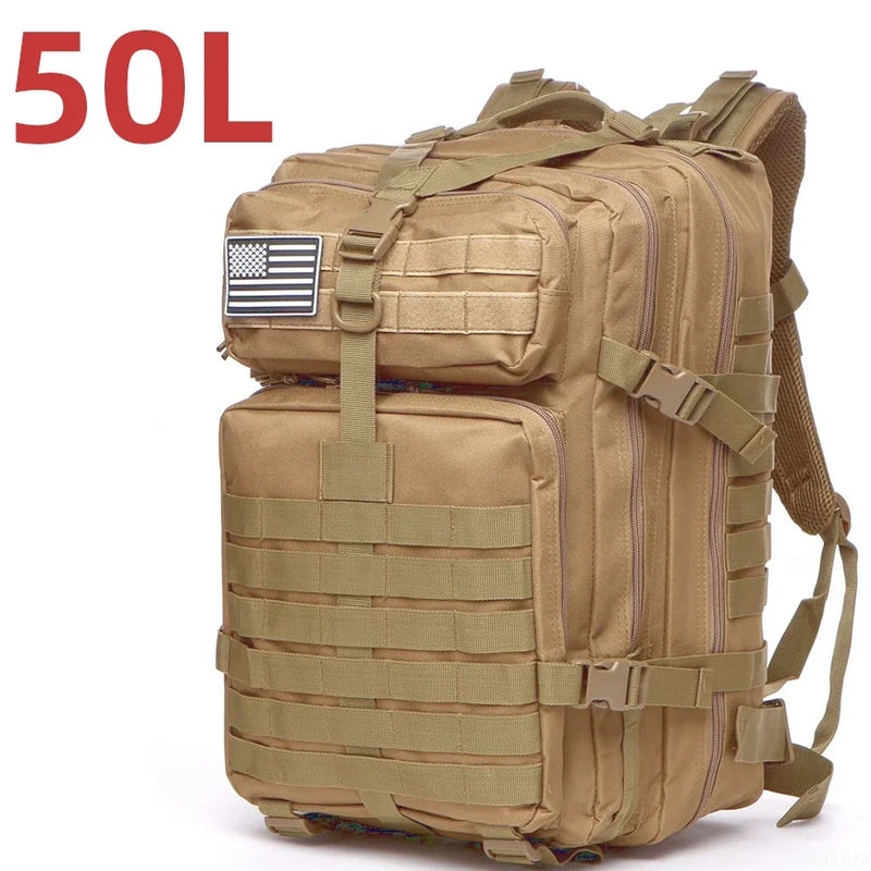 Waterproof Tactical Outdoor Backpack – 25L/50L
