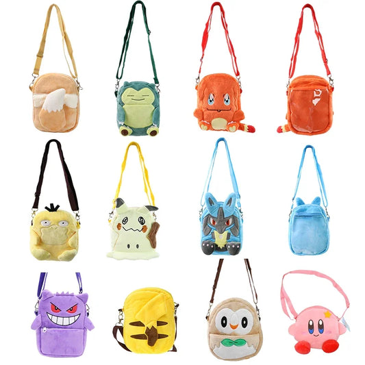 Pokemon Plush Backpack – Cute Anime Shoulder Bag
