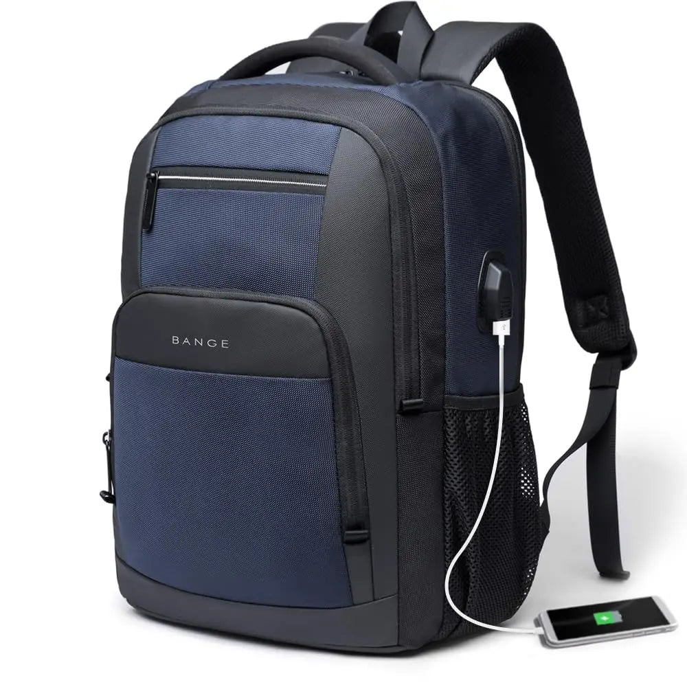 BANGE 15.6" Laptop Backpack – Waterproof Travel & Business Bag