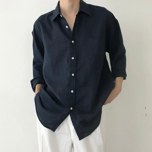 VINCENZO LINEN SHIRT