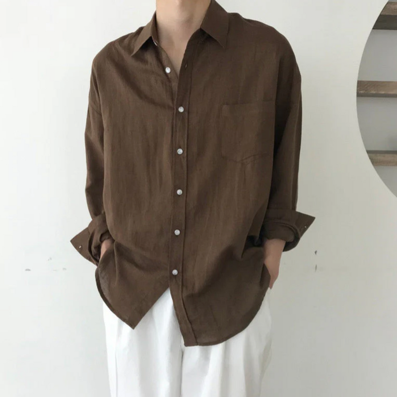 VINCENZO LINEN SHIRT