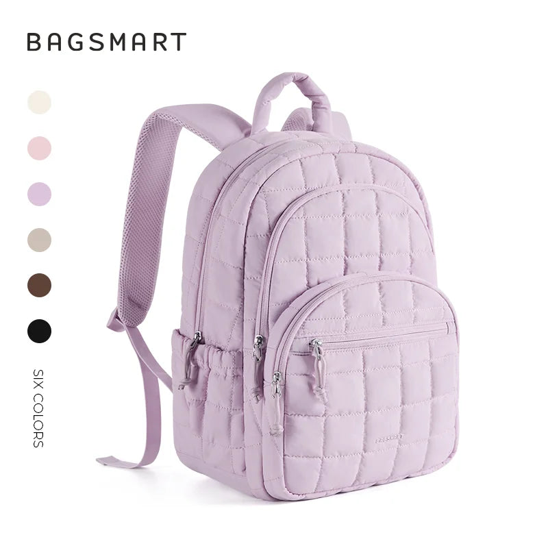 Women’s Quilted Travel Backpack – Stylish Laptop & Everyday Bag