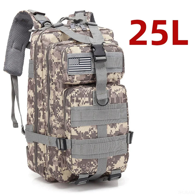 Waterproof Tactical Outdoor Backpack – 25L/50L