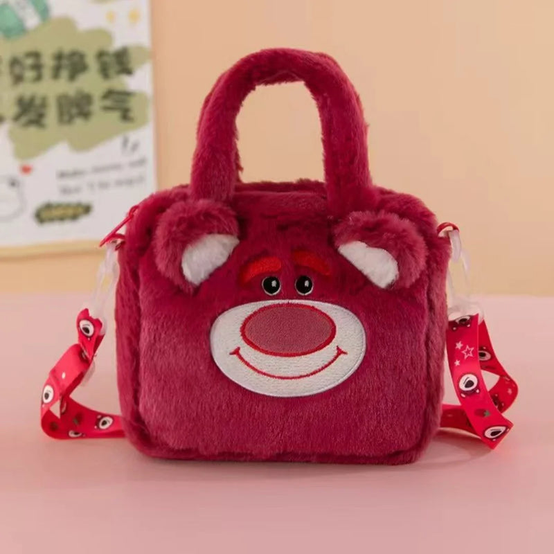 Sanrio Plush Handbag – Kuromi, My Melody & Cinnamoroll Cute Storage Bag