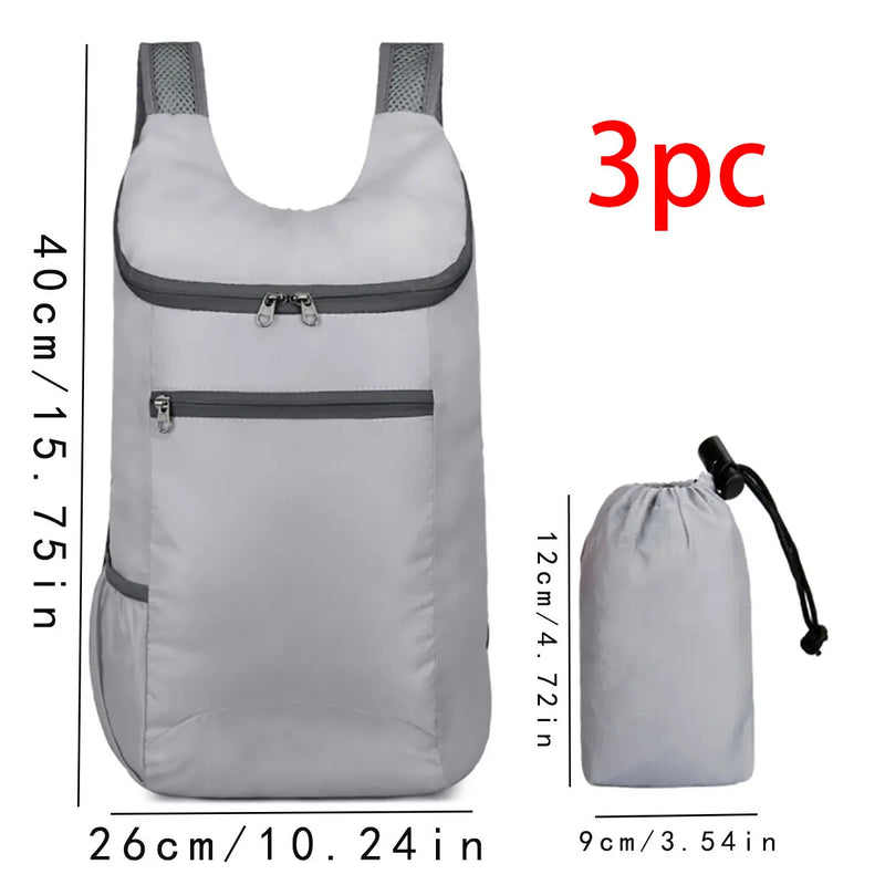 Foldable Waterproof Travel Backpack – Large Capacity