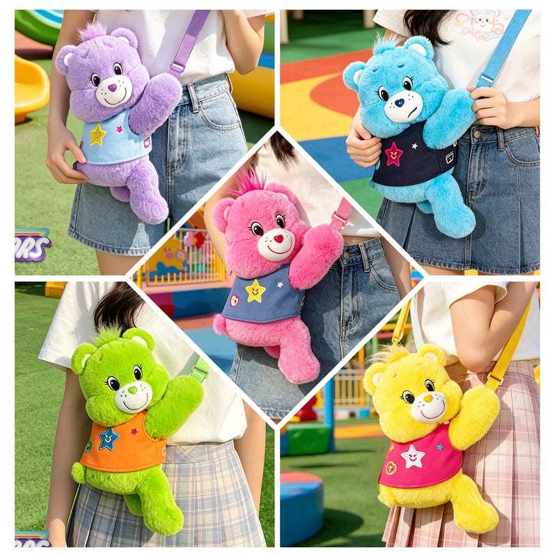 Care Bears Plush Crossbody Bag – Cute Kawaii Shoulder Bag