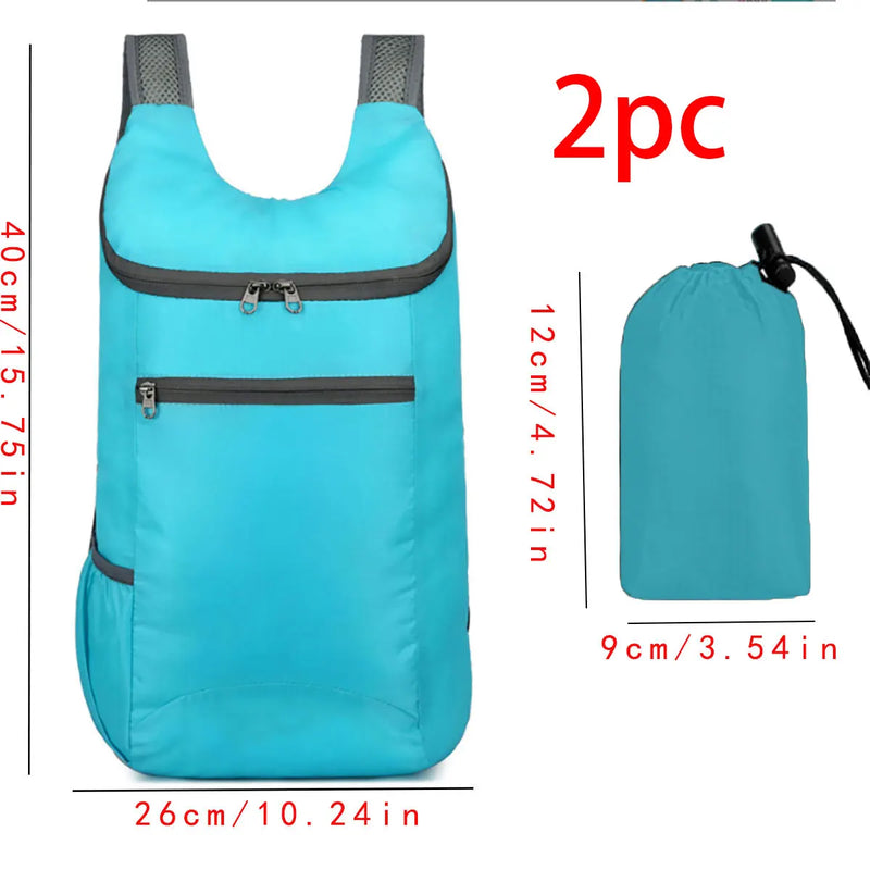 Foldable Waterproof Travel Backpack – Large Capacity