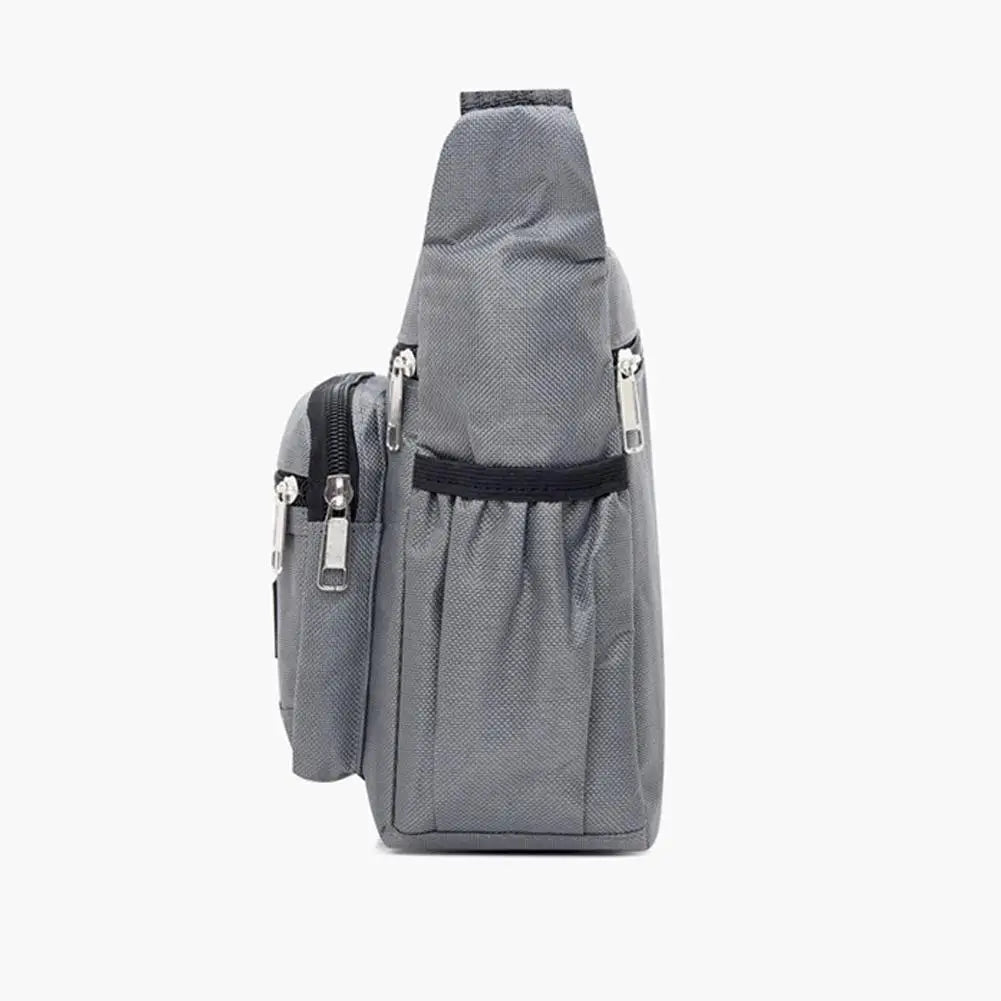 Men’s Large Crossbody Bag – Multi-Pocket Shoulder & Business Bag
