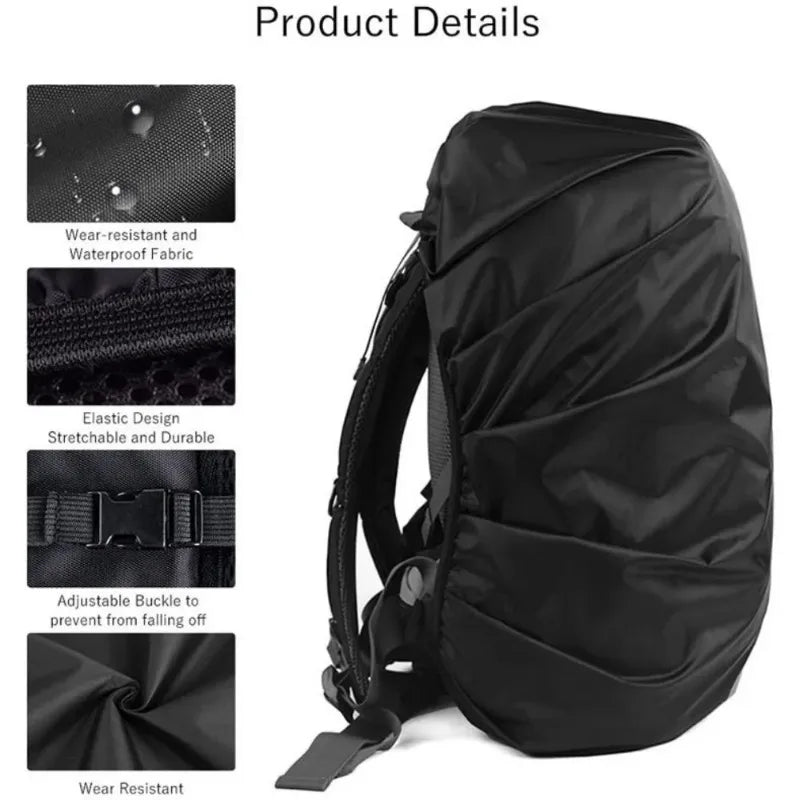Reflective Waterproof Backpack Cover – Rain & Safety