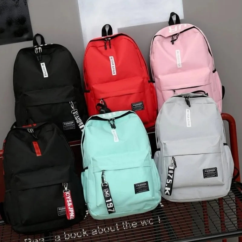 Korean Style School Backpack – Large Capacity & Trendy