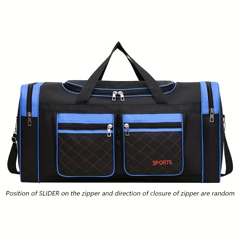Large Capacity Travel Duffel Bag | Multi-Pocket Sports & Weekend Bag