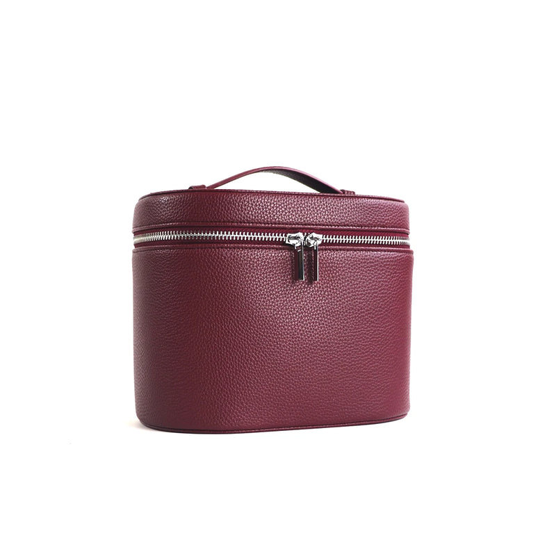 Personalized PU Leather Travel Cosmetic Bag – Large Capacity