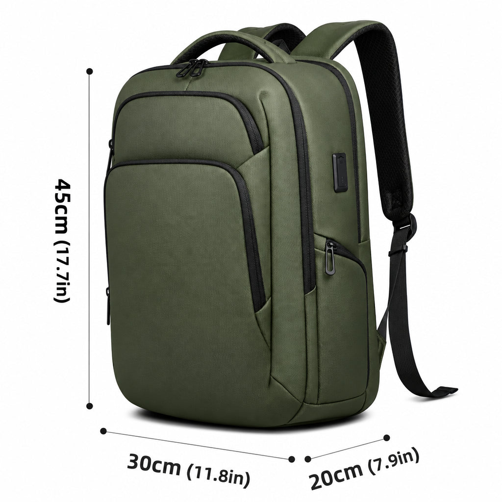 Business Backpack – Waterproof 17.3" Laptop & USB