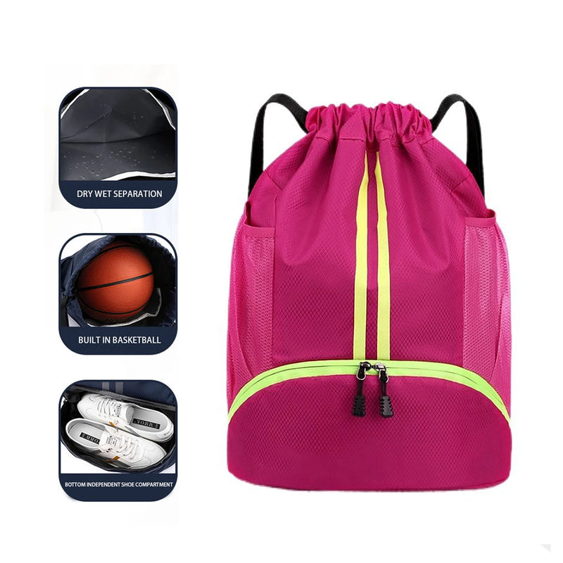 Women’s Sports Backpack – Dry/Wet Separation & Large Capacity