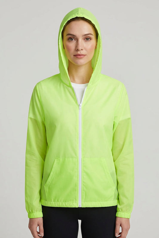 Women's UV Protection Jacket – Quick-Dry Sports Windbreaker for Running & Cycling
