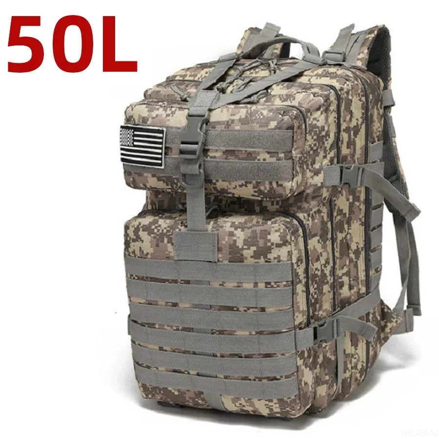 Waterproof Tactical Outdoor Backpack – 25L/50L
