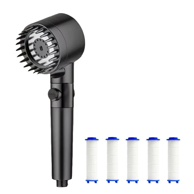 3-Speed Filtered Massage Shower Head