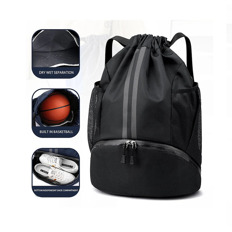 Women’s Sports Backpack – Dry/Wet Separation & Large Capacity